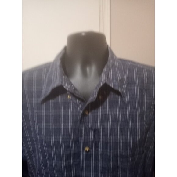 Pendleton Shirt Mens XL Blue 100% Cotton Plaid Long Sleeve Button Down - Picture 4 of 12